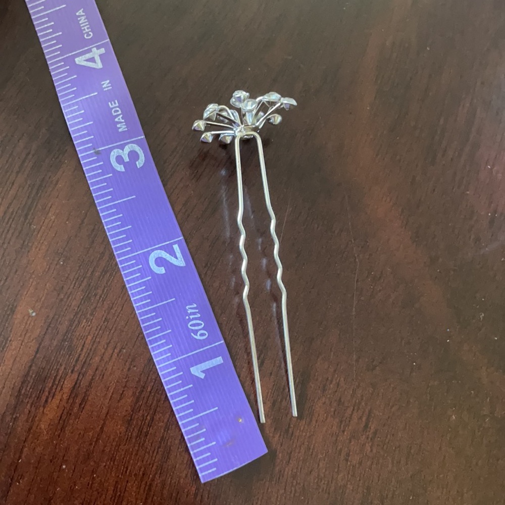 3pc Rhinestone Pins - Picture 5 of 5